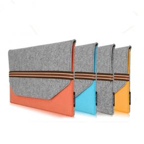 Cheap Felt Laptop Sleeve for 13 Inch Notebook Case with Belt 