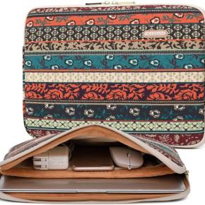 Waterproof Fabric Vintage Bohemian Fashion Style  Laptop Sleeve With Zipper for Macbook