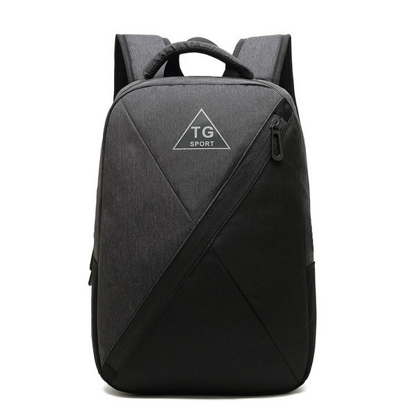 Fashion Contrast Color Stitching Backpack Casual Student Bag Waterproof Business Backpack
