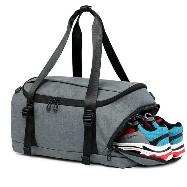 Sports Gym Bag Travel Duffel bag with Wet Pocket & Shoes Compartment for men women