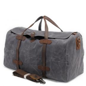Waxed Canvas Men Holdall Travel Carry on Duffle Bag Oversized Weekender Overnight Bags Waterproof