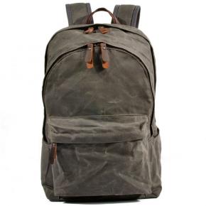 Canvas Backpack Washed Canvas Backpack Wear-Resistant Anti-shock Casual Satchel 