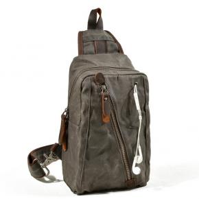 Chest Bag Sling Bag Shoulder Crossbody Backpack Canvas Casual Travel Daypack Unisex