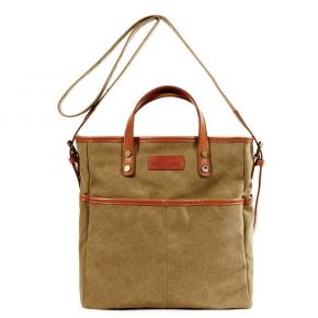 Wholesale Factory Cheap Vintage Blank Canvas Business Crossbody Bags Practical Handbag   