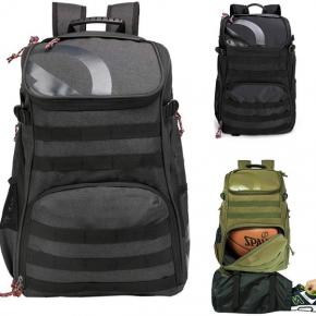 Stylish Football Soccer Basketball Sports Backpack Bag with Ball Compartment 