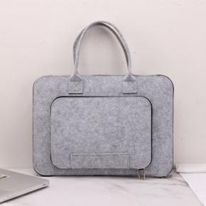15.6 Inch Laptop Sleeve with Handle, Felt Laptop Bag Notebook Bag Briefcase Computer Carrying Bag Case Cover Pouch